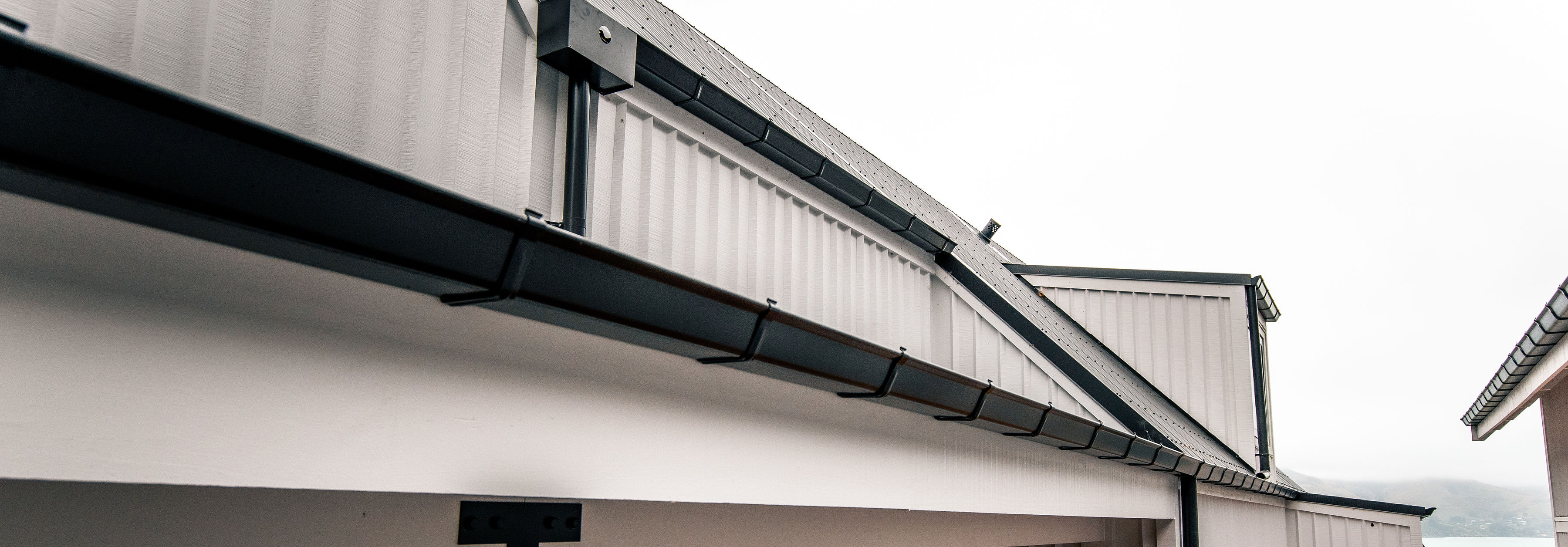 125mm Old Gothic continuous spouting installed on a Canterbury home